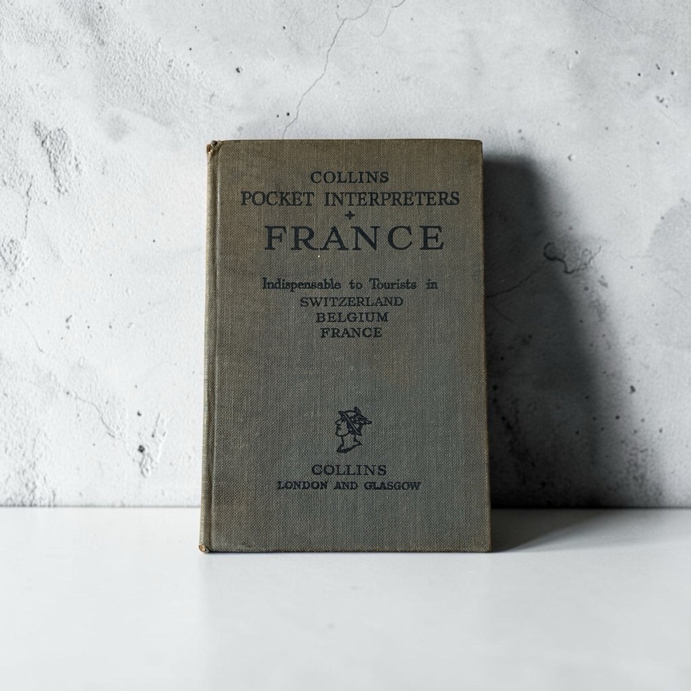 Antique Collins Pocket Interpreters France pocket guide
